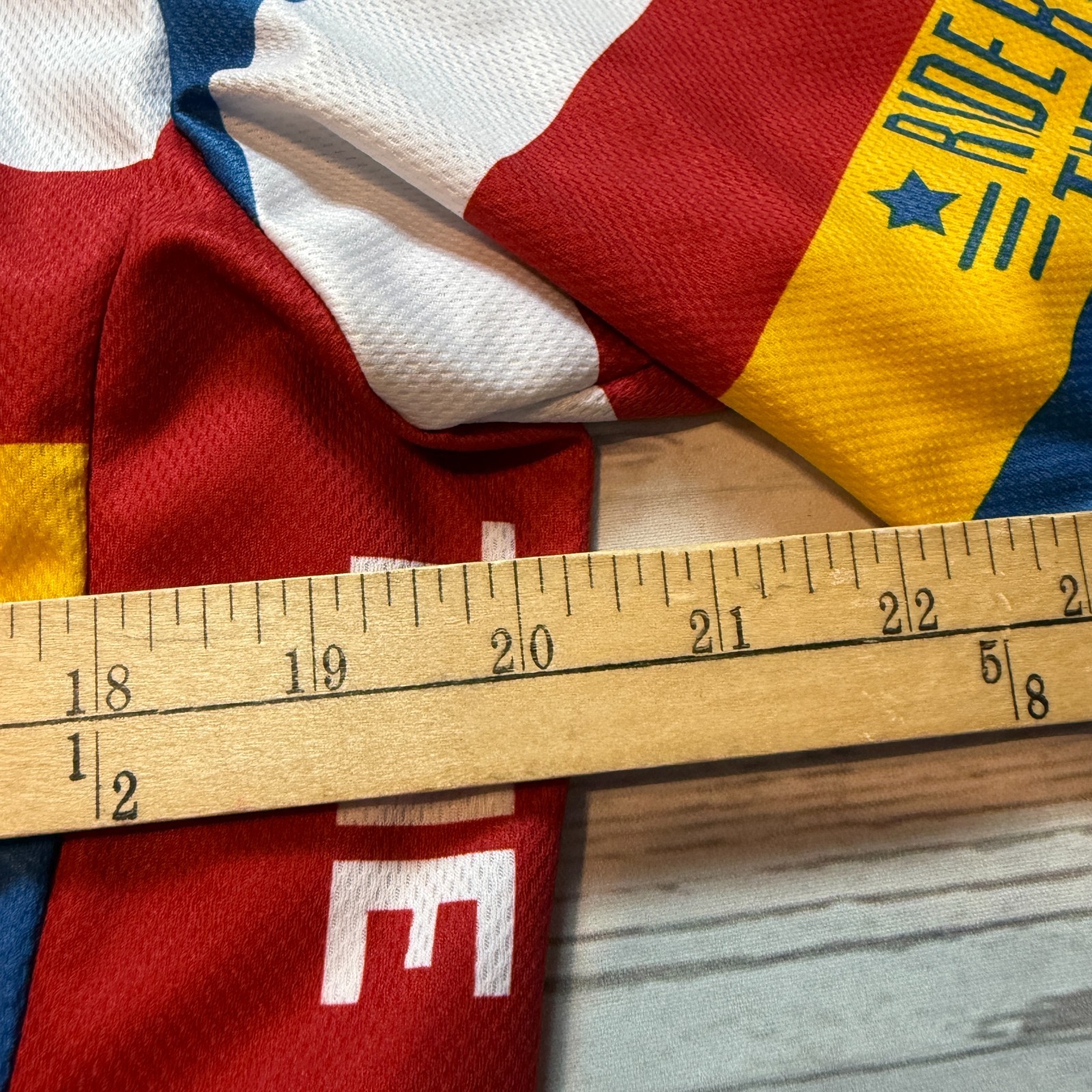 Ride the Rockies Colorado Cycling Jersey Shirt Blue Red by Hincapie Men’s Size L