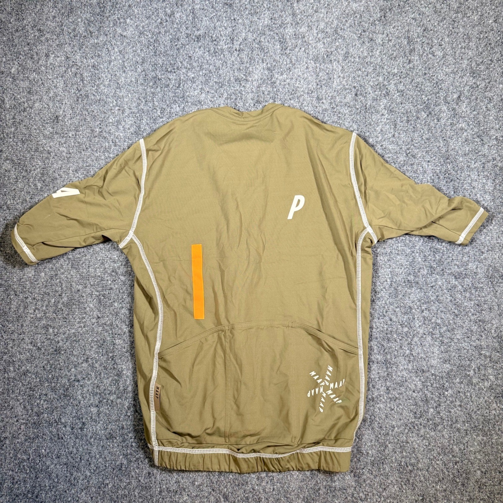 MAAP Training Jersey Cycling Jersey Mens Medium Olive Green Lightweight