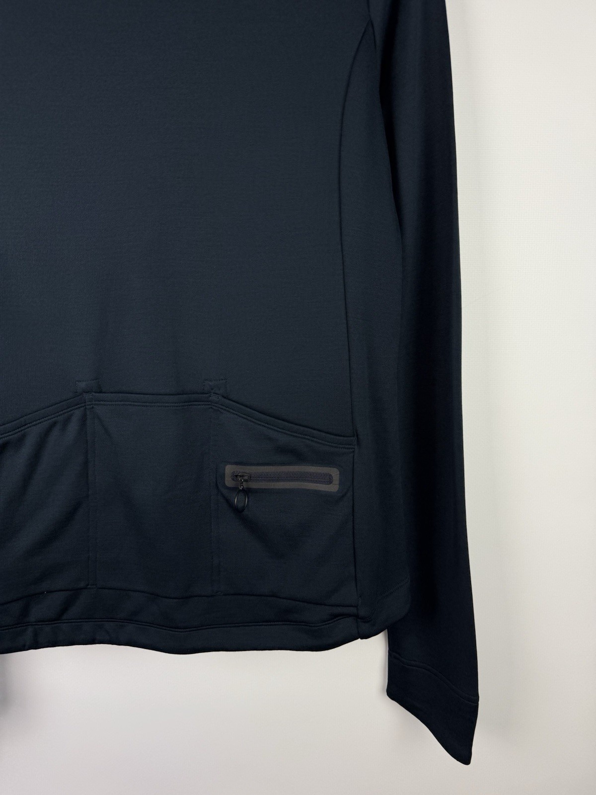 Rapha Womens Classic Long Sleeve Jersey II Size M Dark Navy Wool Blend Cycling