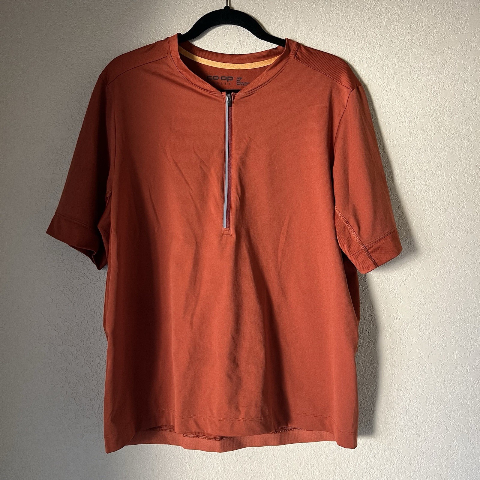 Coop Cycles Reflective Cycling Jersey Large Orange Short Sleeve REI