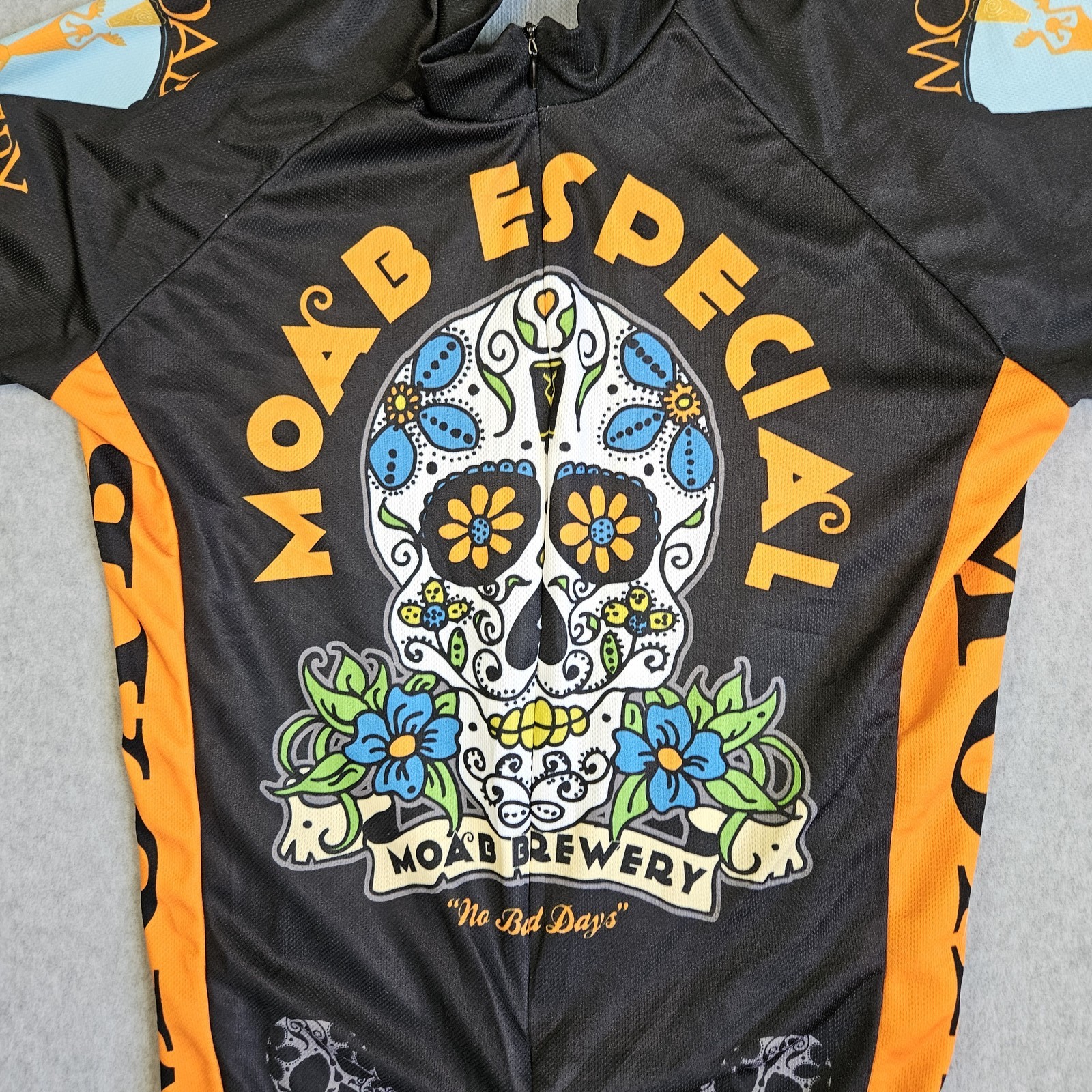 World Jerseys Moab Especial Sugar Skull Day of the Dead Cycling Jersey Men’s S