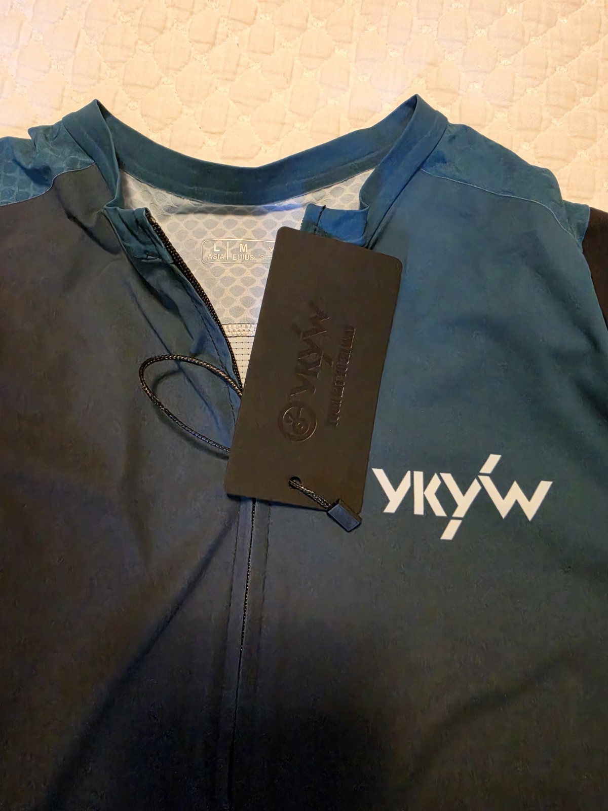 YKYW Cycling Jersey Full Zipper Size M