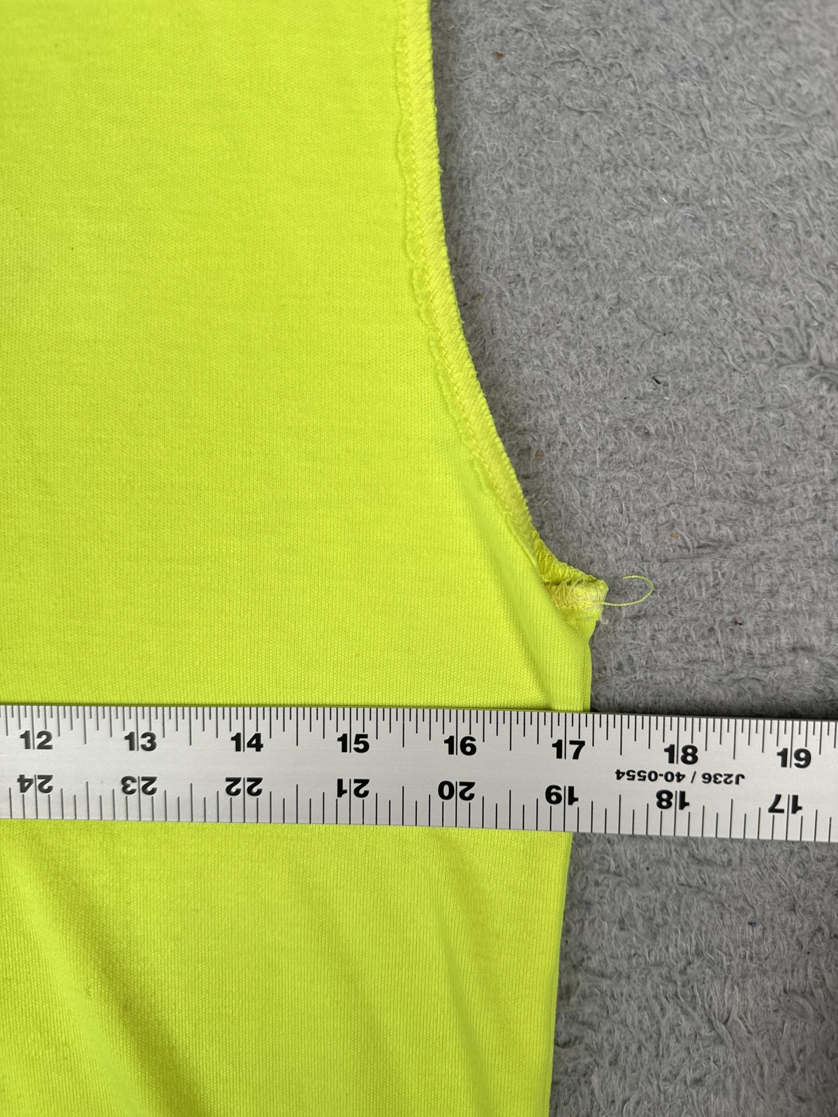 VINTAGE ST Cyclewear Cycling Jersey Tank Mens Small Yellow 1/4 Zip Pockets 90s