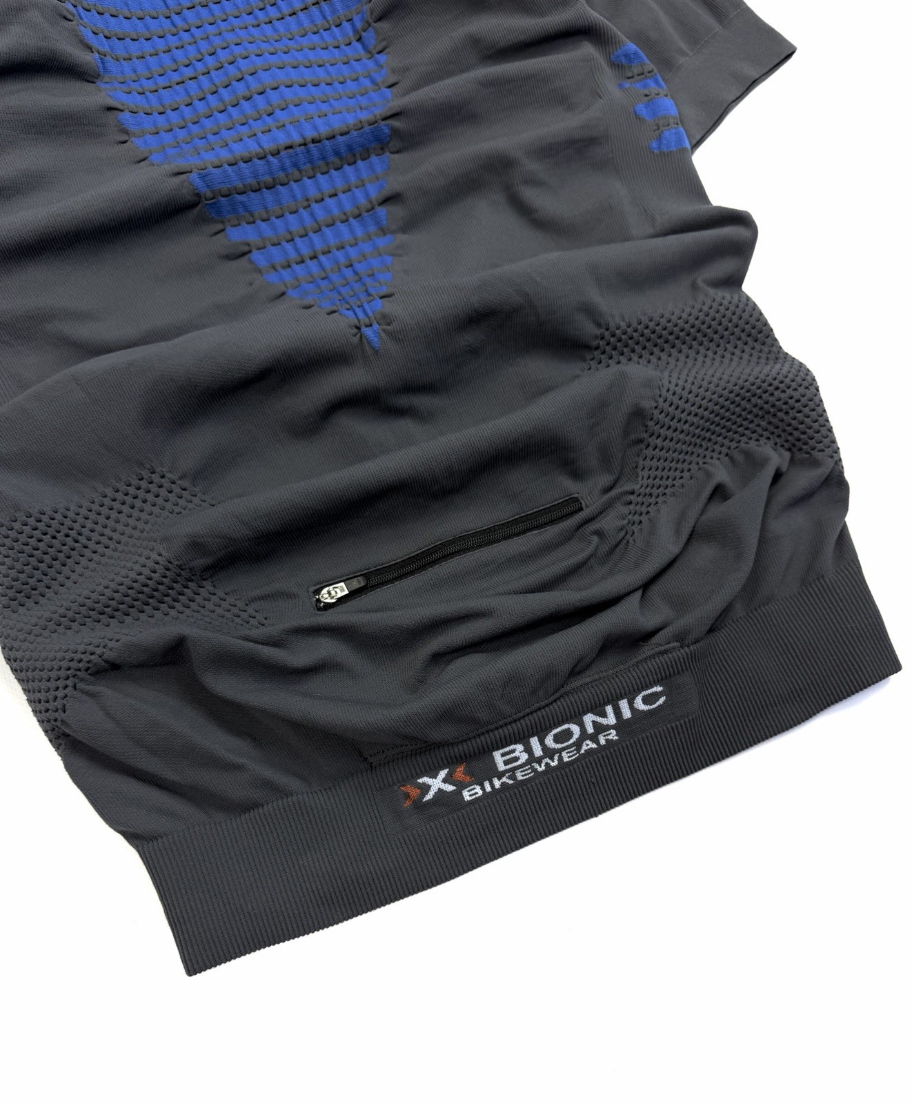 X-BIONIC Cycling Thermo Compression Short Sleeve Jersey 3/4 Zip Bike Wear Men XL