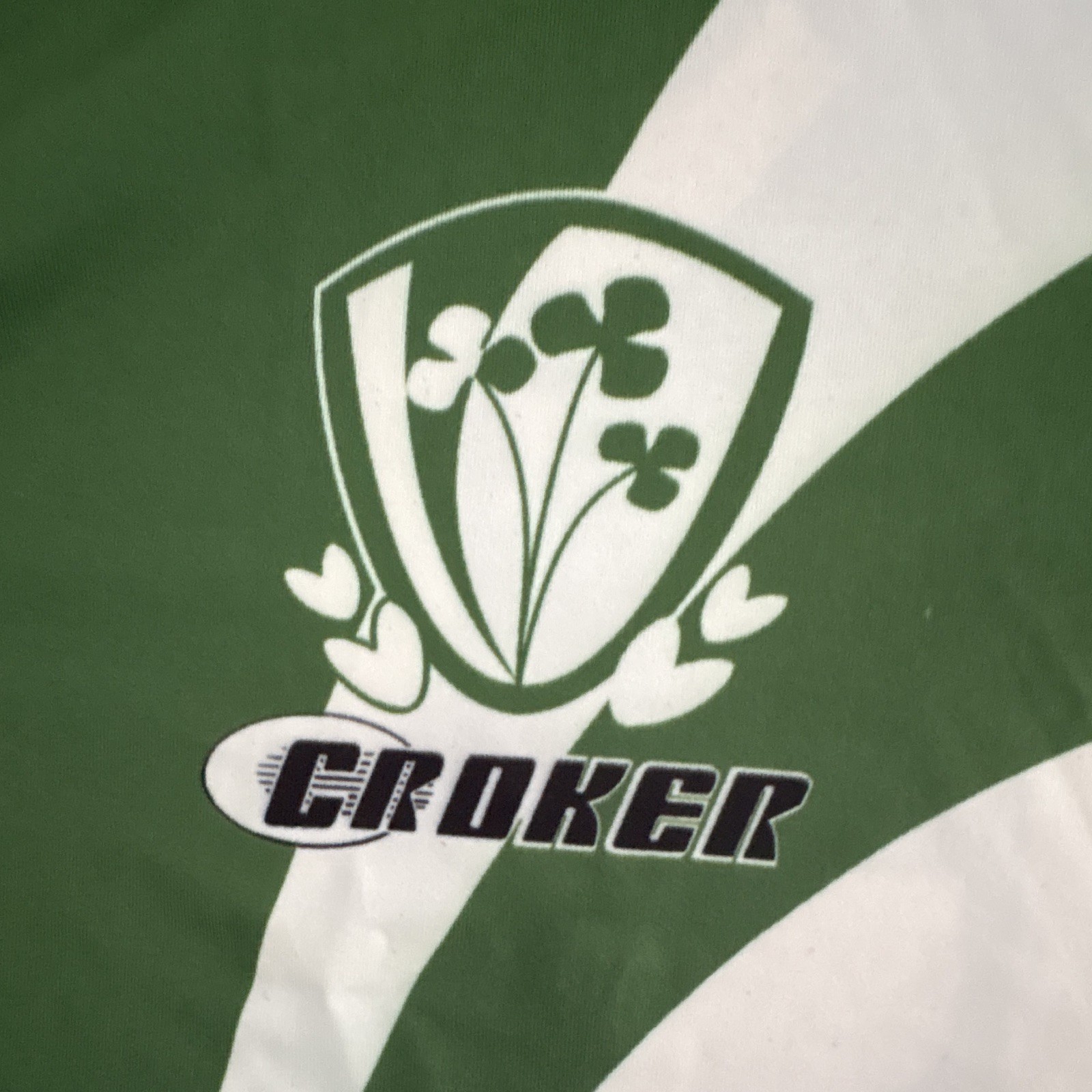 Croker Sports Ireland Cycling Jersey XL Short Sleeve Zip Pockets