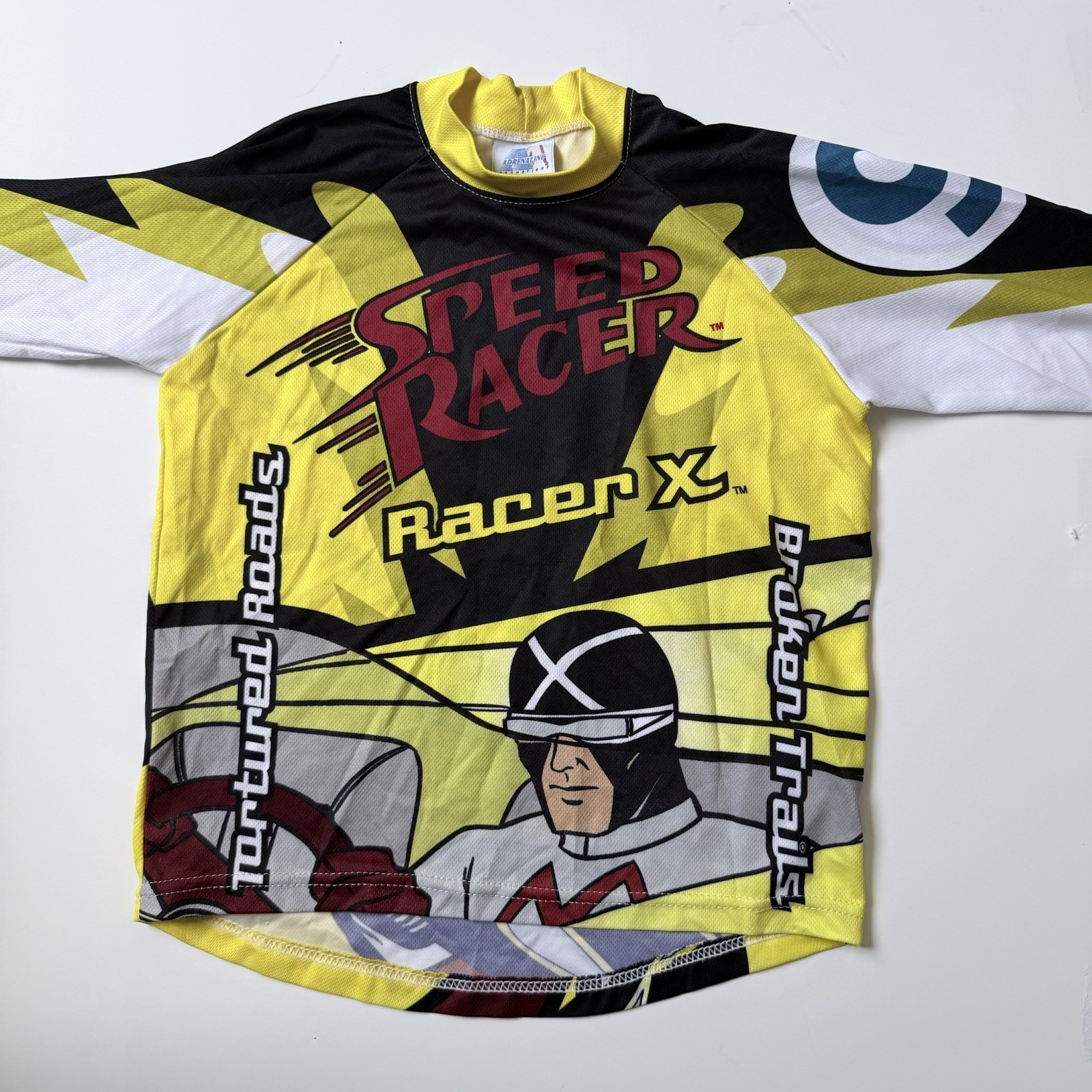 Speed Racer X Men’s Size Small Long Sleeve Cycling Jersey Adrenaline Promotions