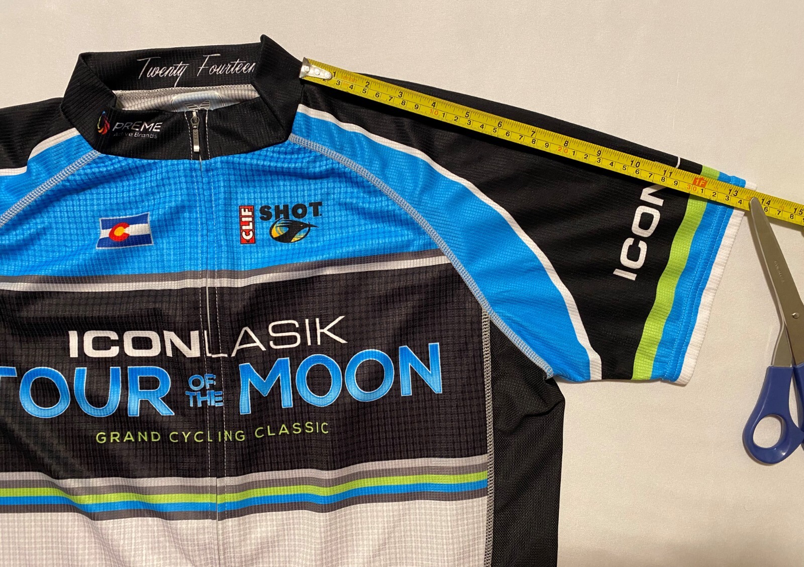 Shaver Sport Tour Of The Moon Grand Cycling Classic Full Zip Men’s Jersey Size L