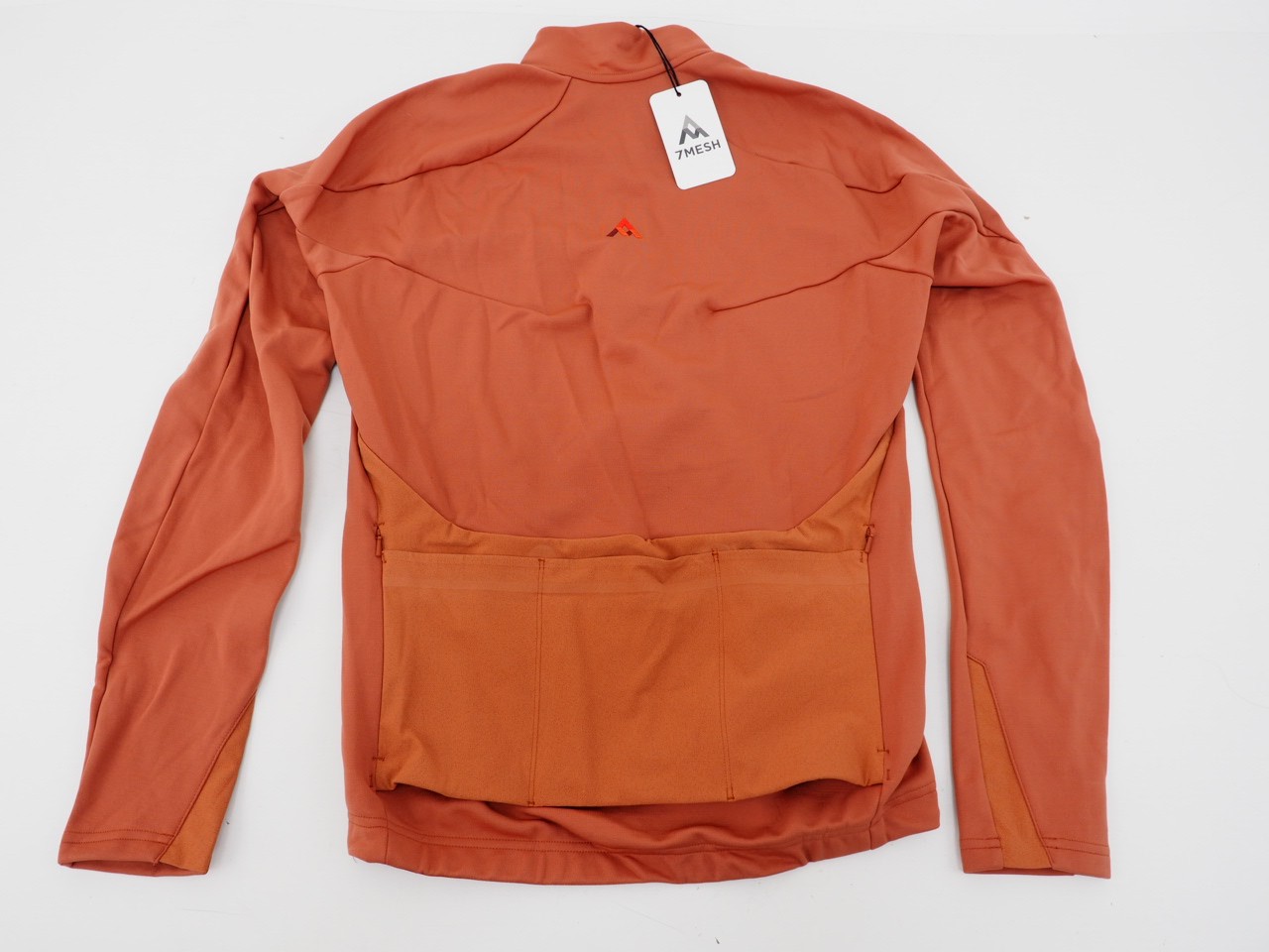 7mesh Men’s Callaghan Merino Cycling Long Sleeve Jersey Size Medium Copper