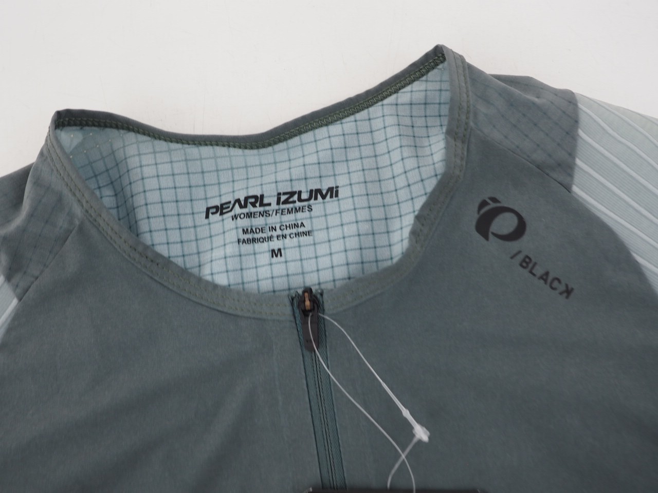New! Pearl Izumi Pro / “Black” Jersey Women’s Medium Balsam Green / Silver Blue