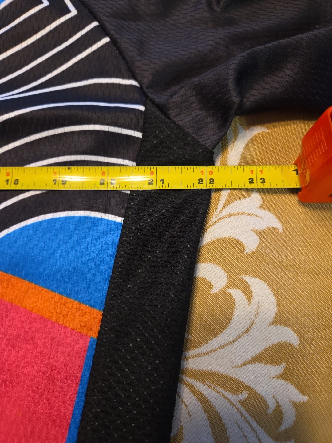 X-TIGER ADULT XL FULL ZIP, SHORT SLEEVE, BRIGHTLY COLORED CYCLIST/ BIKE SHIRT