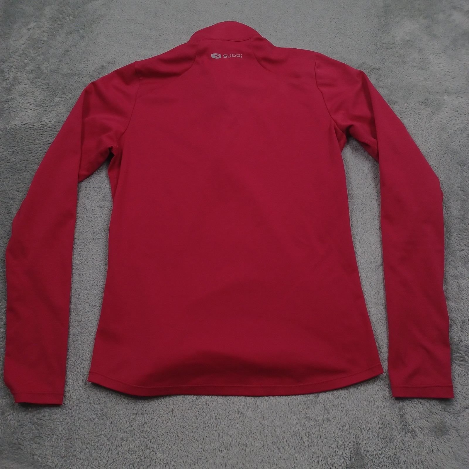 Sugoi Top Womens XS Red 1/2 ZIp Cycling Long Sleeve Casual Activewear
