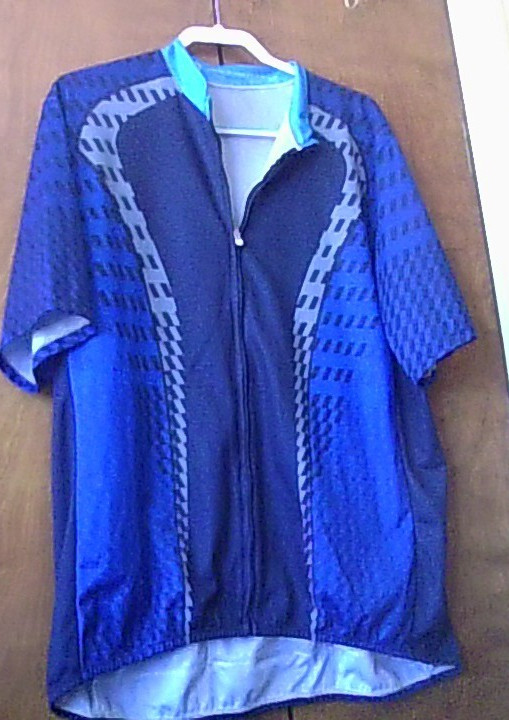 Aerotech Designs Power Tread 3XL Cycling Jersey Zip Elastic Hem 3-Poc SSlv Flaws