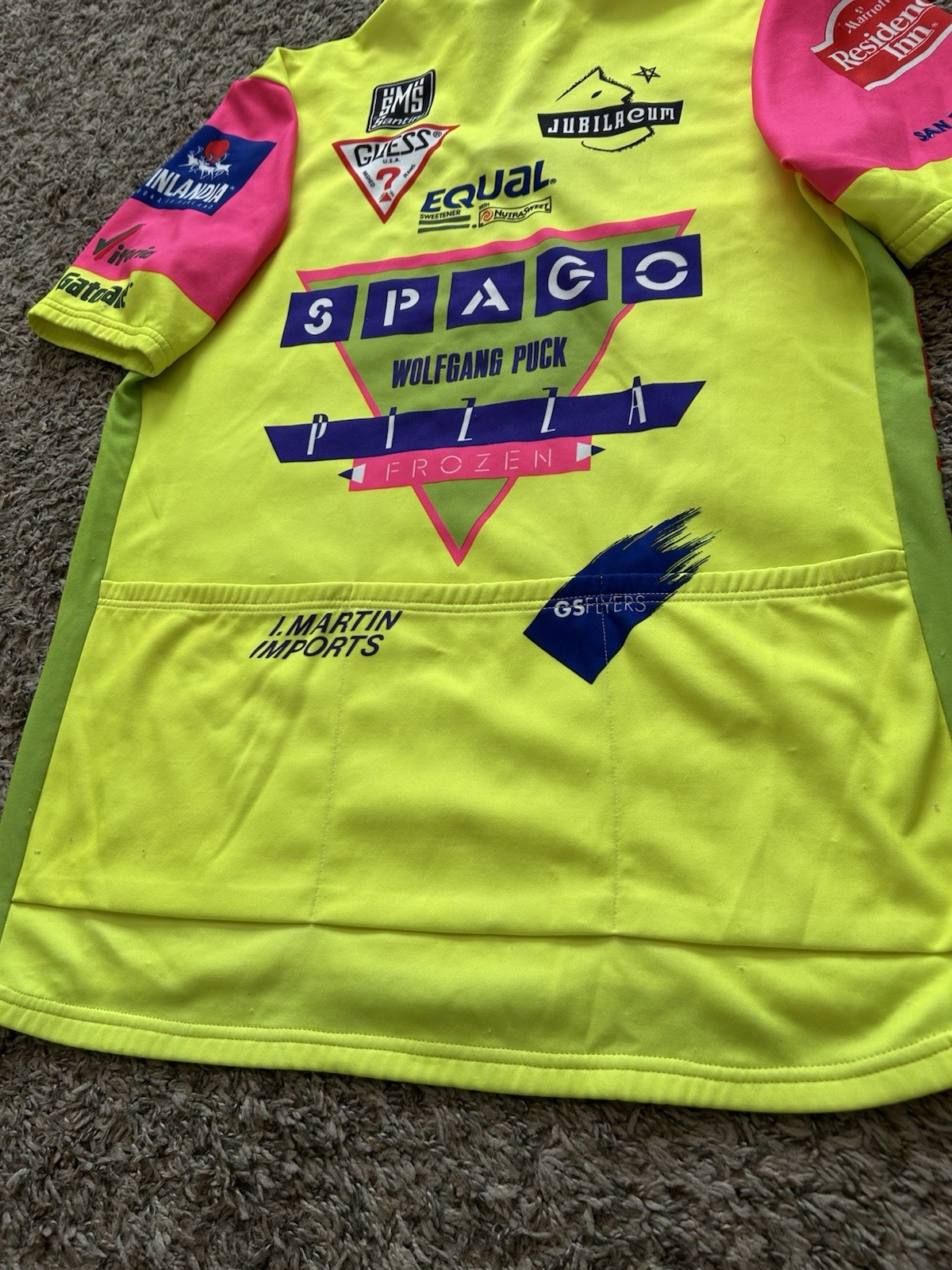 SMS Santini Guess Gatorade Cycling Jersey Spago Wolfgang 90s VTG Italy 3XL
