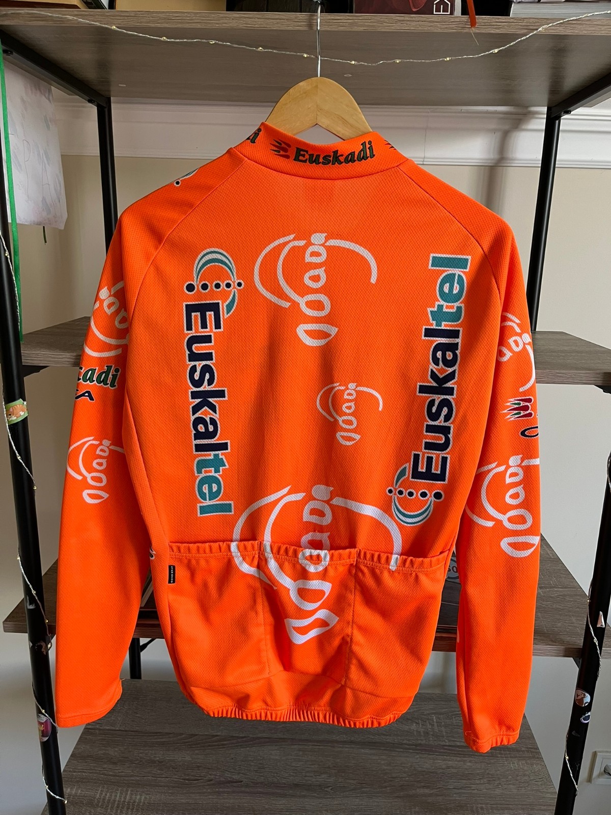 Etxeondo Euskaltel Cycling Shirt Vintage Cycle 2000s Jersey Long Sleeve size M/L