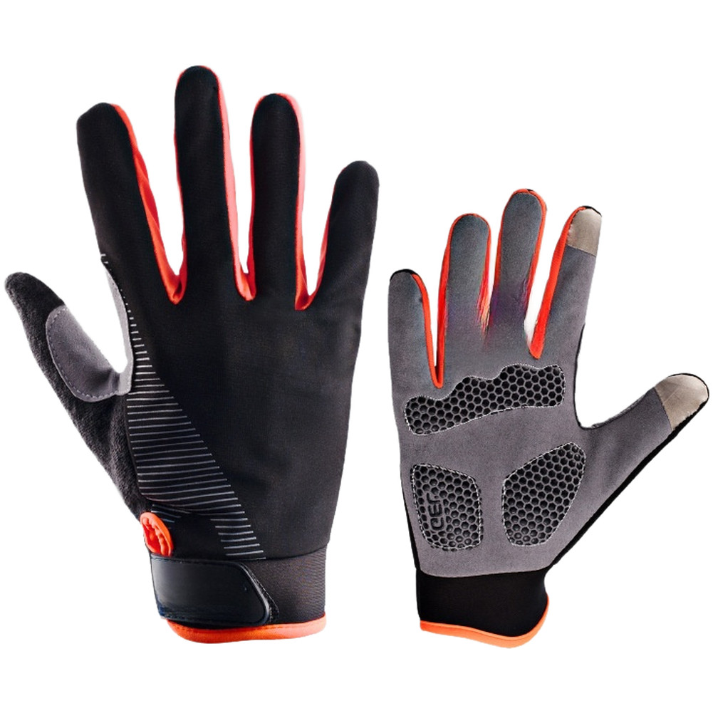 Breathable Full Coverage Cycling Gloves Touchscreen Enabled Anti Slip Palm Pads