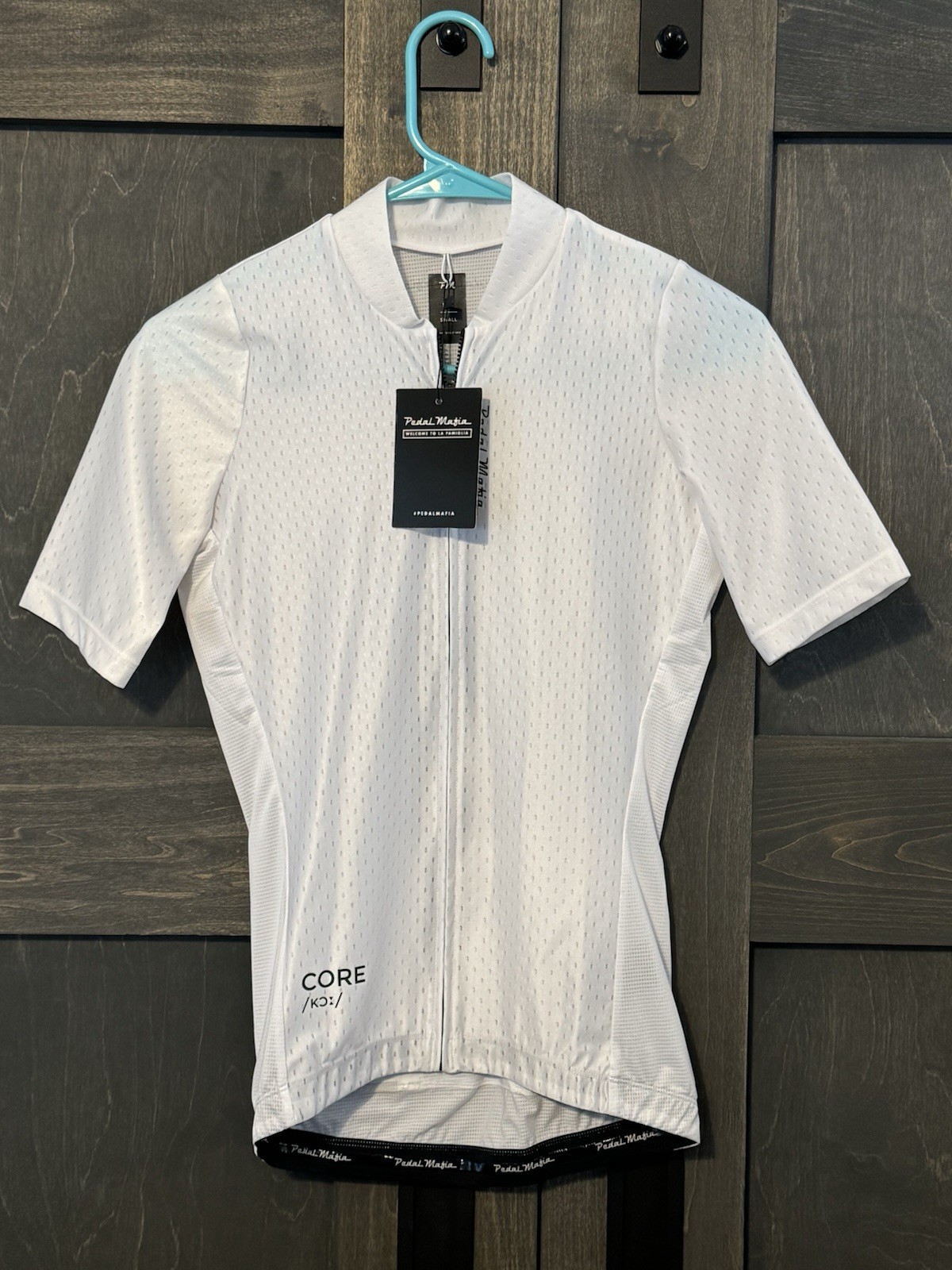 Pedal Mafia Core Cycling Jersey, White, Women’s Sz Small, New