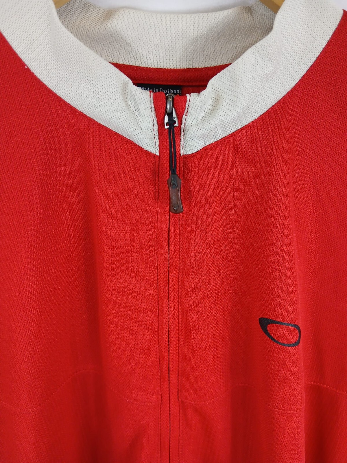 Vintage Oakley Cycling Jersey Red Gray Tactical Field Gear Men’s Sz XL