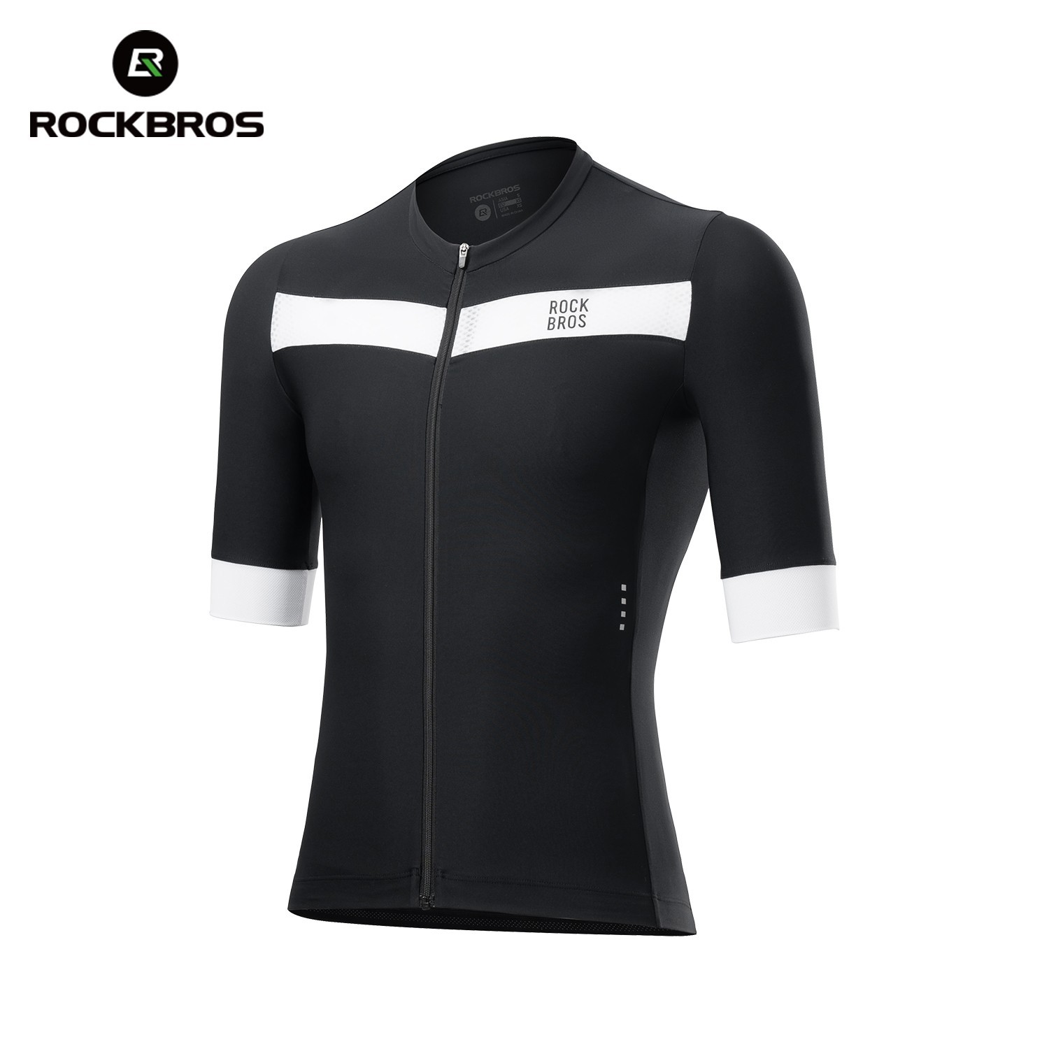 ROCKBROS Summer Men’s Short-Sleeve Breathable Moisture-Wicking Cycling Jersey