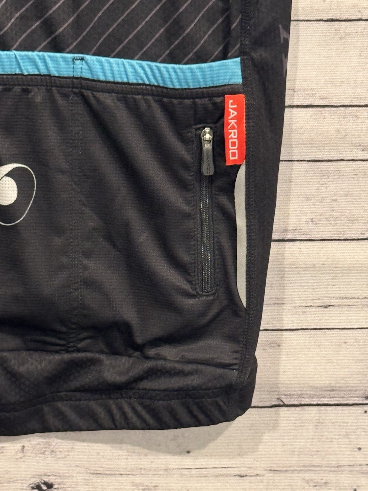 Jakroo x PIXAR Cycling Jersey M Black Blue Full Zip Lightweight Disney NEW NWT