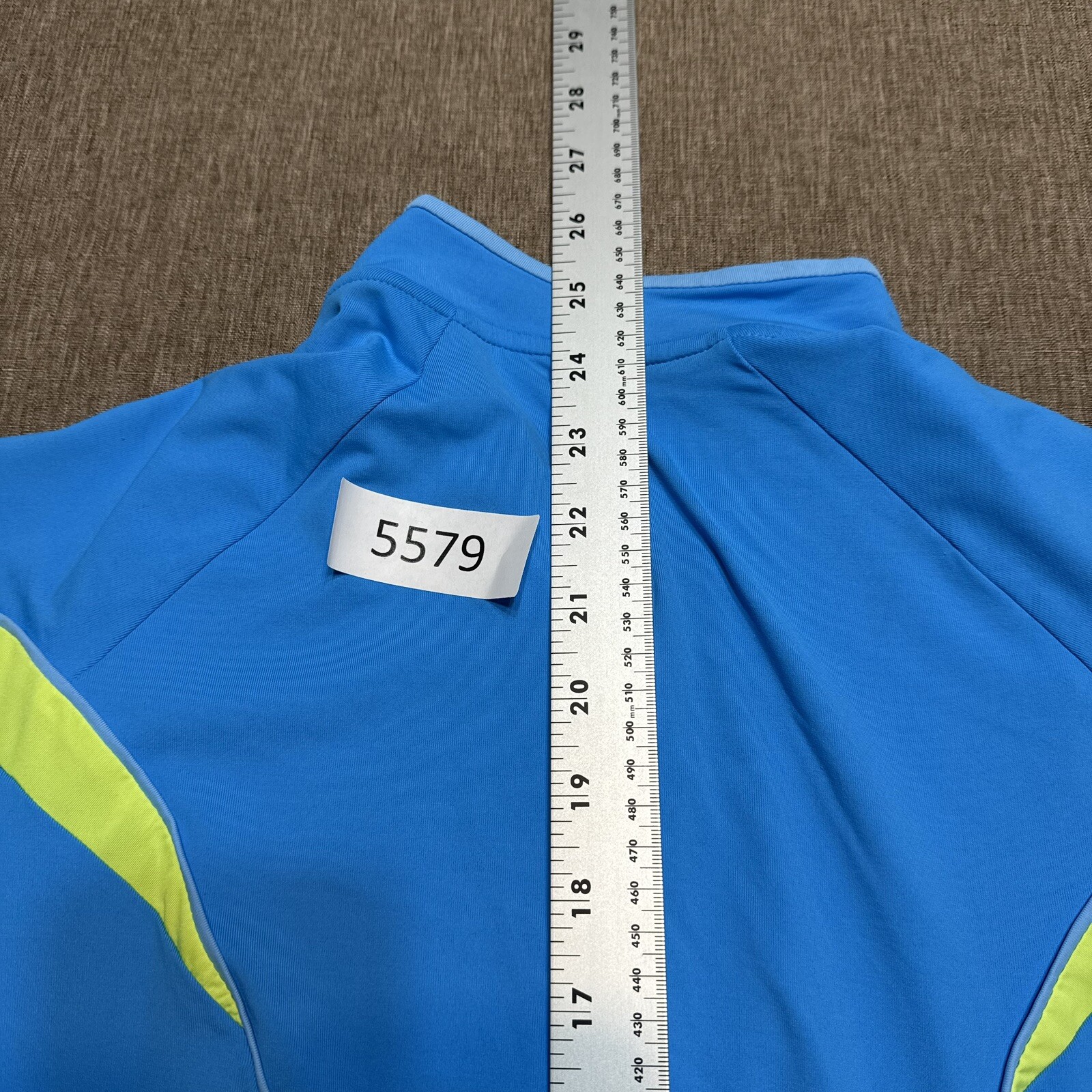 Gore Bike Wear Cycling Jersey Mens Medium Blue Full Zip Lightweight