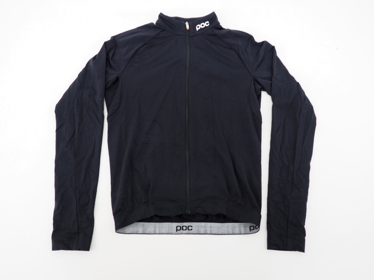 POC Men’s Long Sleeve Full Zip Cycling Jersey Size Small Black