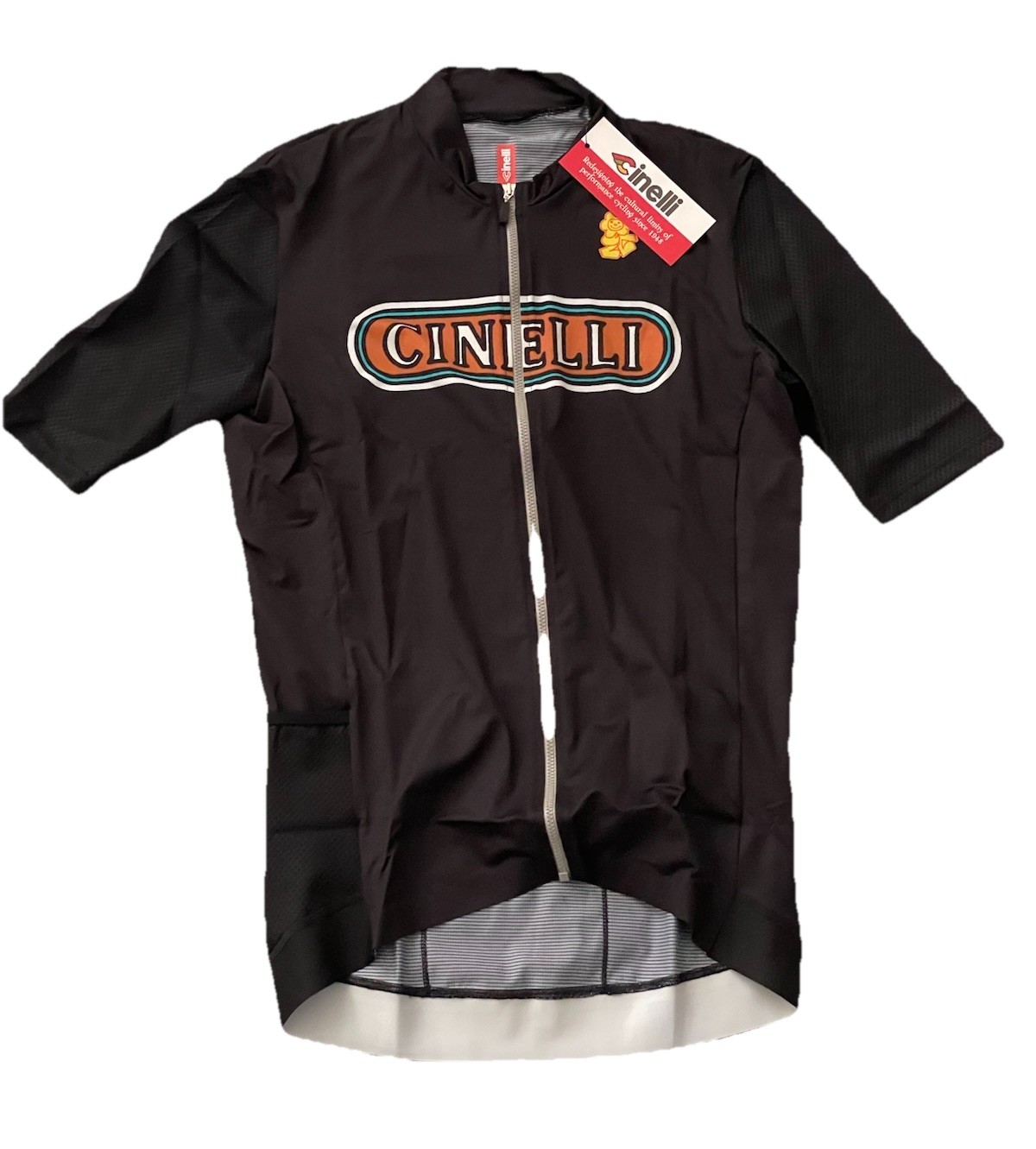 Cinelli Tempo Mesh Full Zip Cycling Jersey Size XL NEW Made in Italy