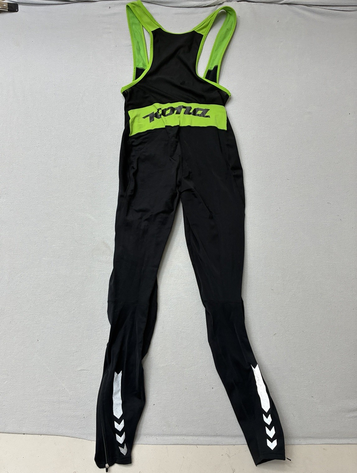 Kona Full Length Cycling Jersey Bibs Tights Sleeveless Tank Size Large