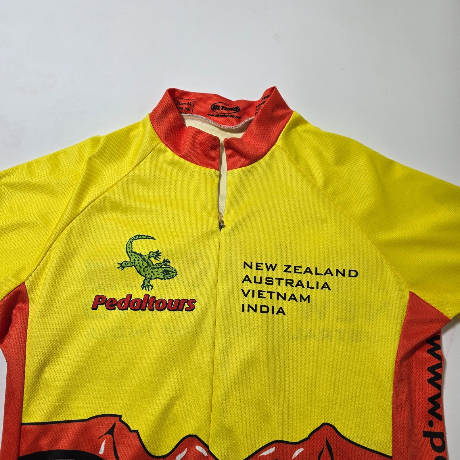 Ultimo Pedaltours Cycling Jersey Womens Medium Multicolor Graphic Performance