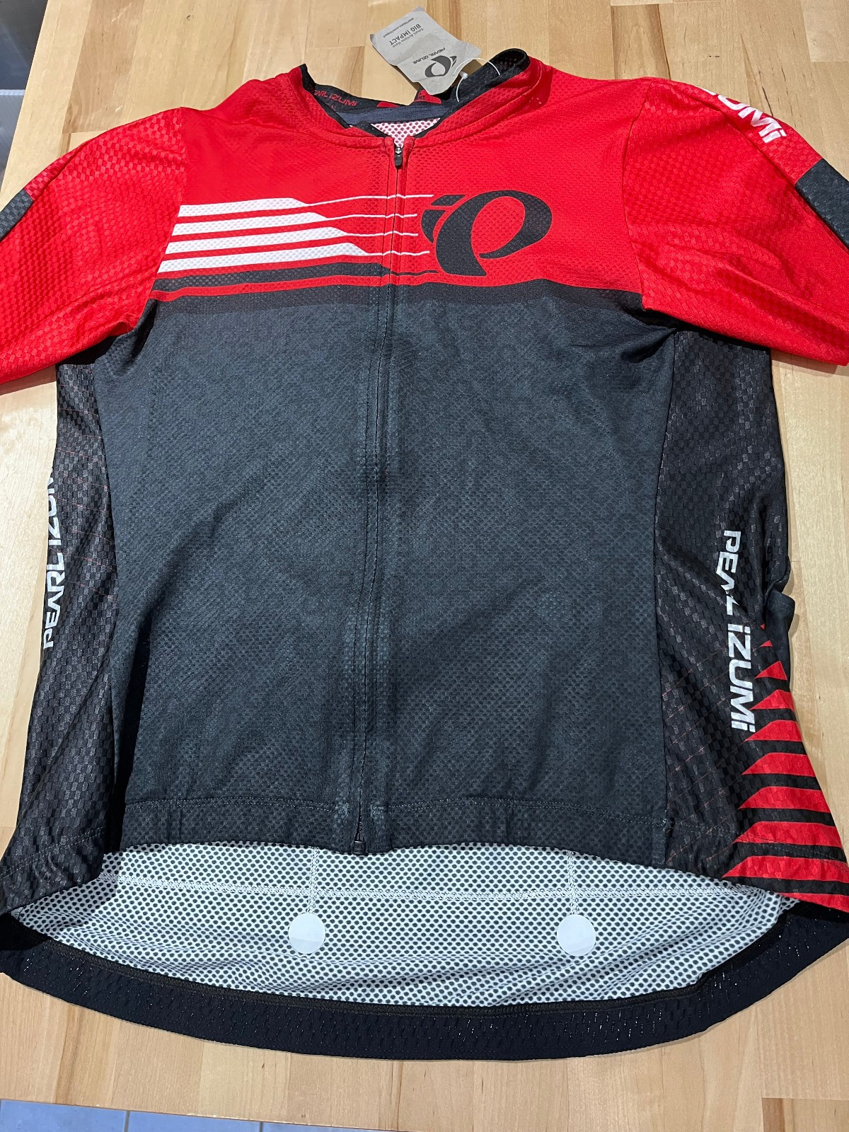 PEARL IZUMI Pro Mesh Jersey Red/Black Short Sleeve Zip Cycling Jersey Women’s XL