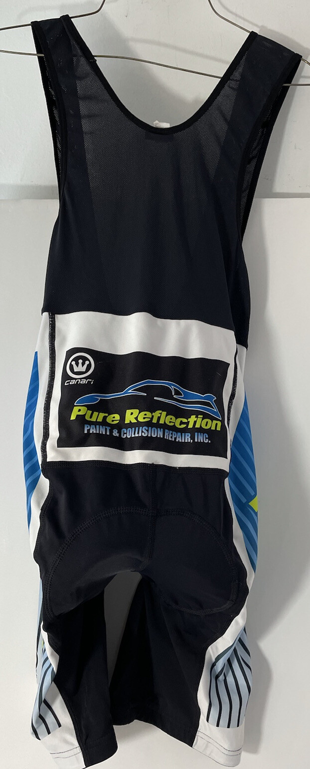 Canari Cycling Men’s M Jersey 3 pockets & Bib Shorts Set Bike KY 2008 racing