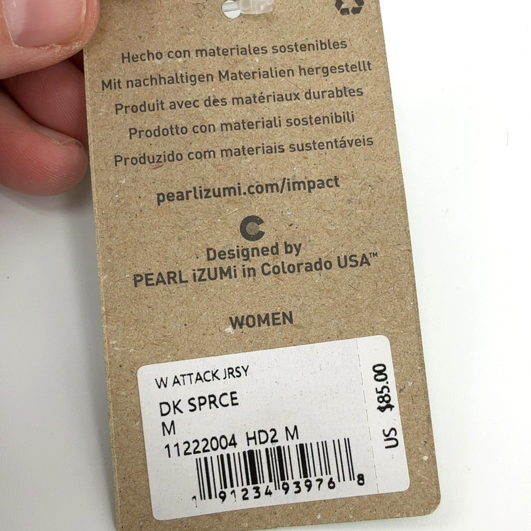 Pearl Izumi Women’s Attack Jersey Dark Spruce Size M New