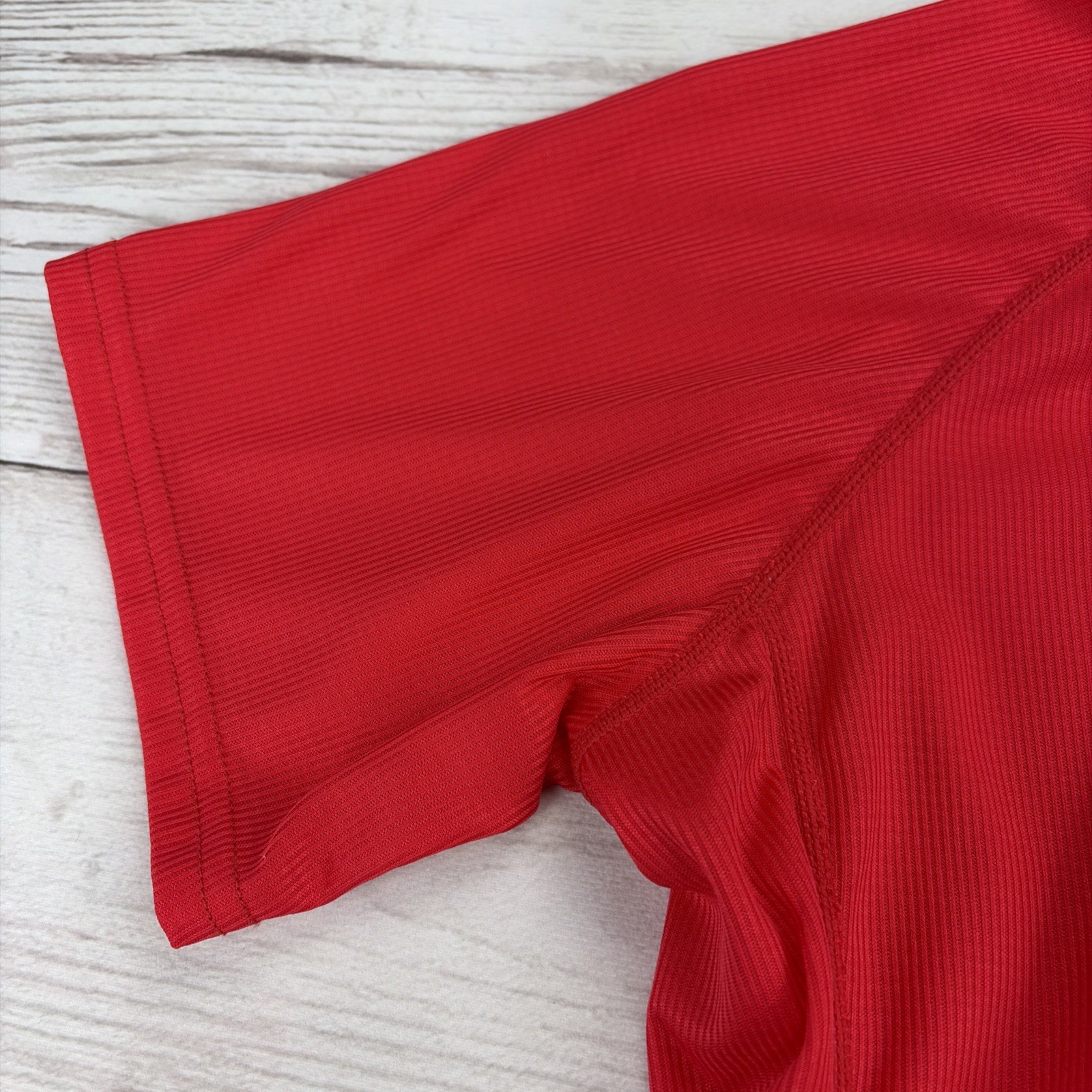 Canari Men’s Small Cyclewear Cycling Jersey Red Back Pouches Reflective Full Zip