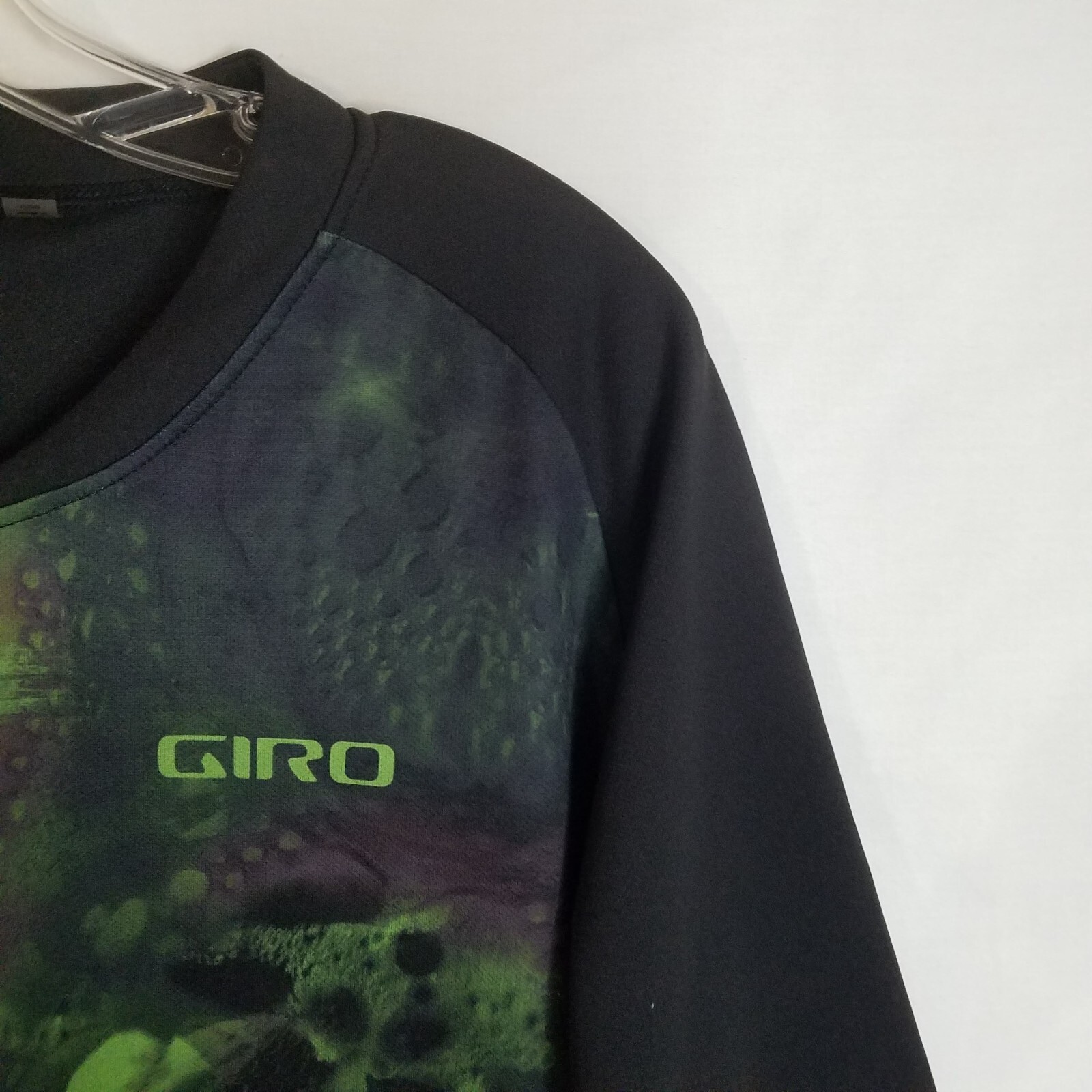 Giro Mens Multicolor Abstract Polyester Cycling Athletic S/S Shirt Size XL