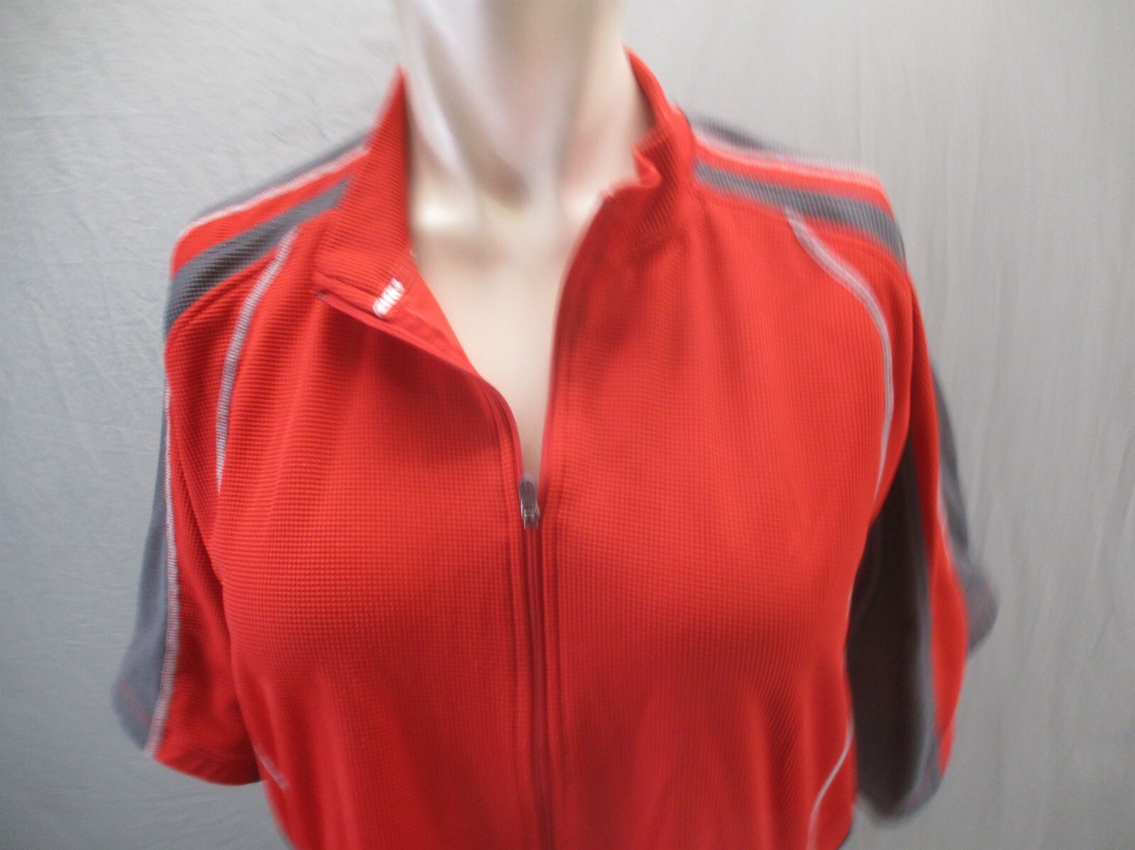 NOVARA Size XL Men Full Zip Pocket Elastic Waist Short Sleeve Cycling Jersey 476