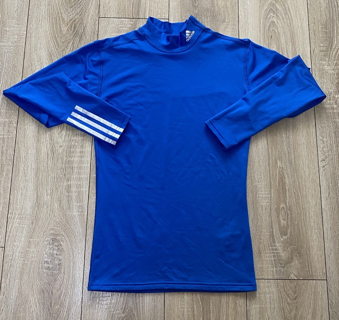 adidas Golf ClimaLite Men’s Blue Long Sleeve Mock Neck Base Layer Shirt M