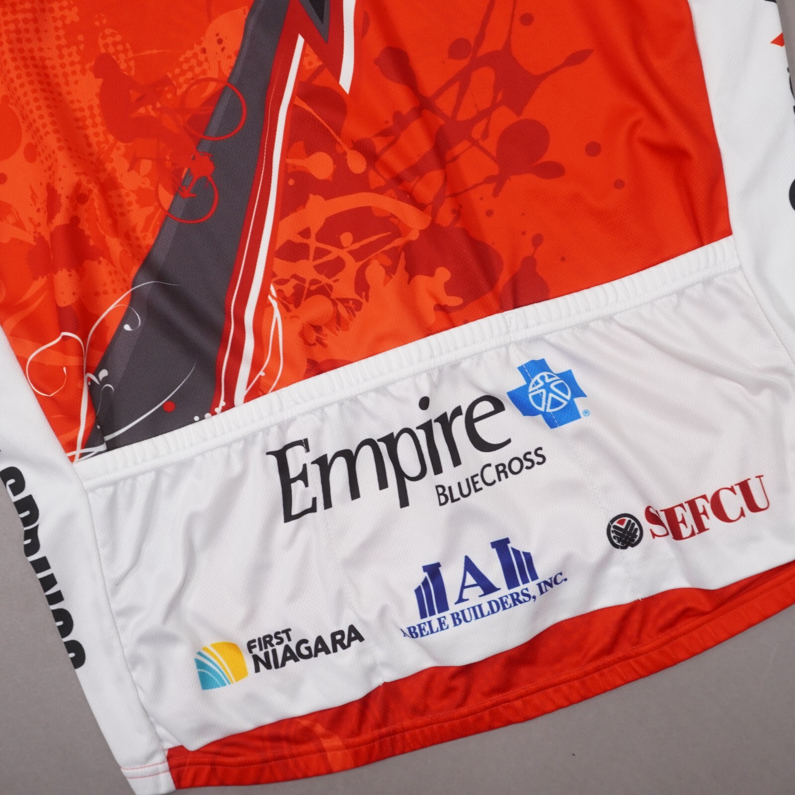 Primal Red Rider American Diabetes Association Cycling Jersey Mens XL ¾ Zip EUC