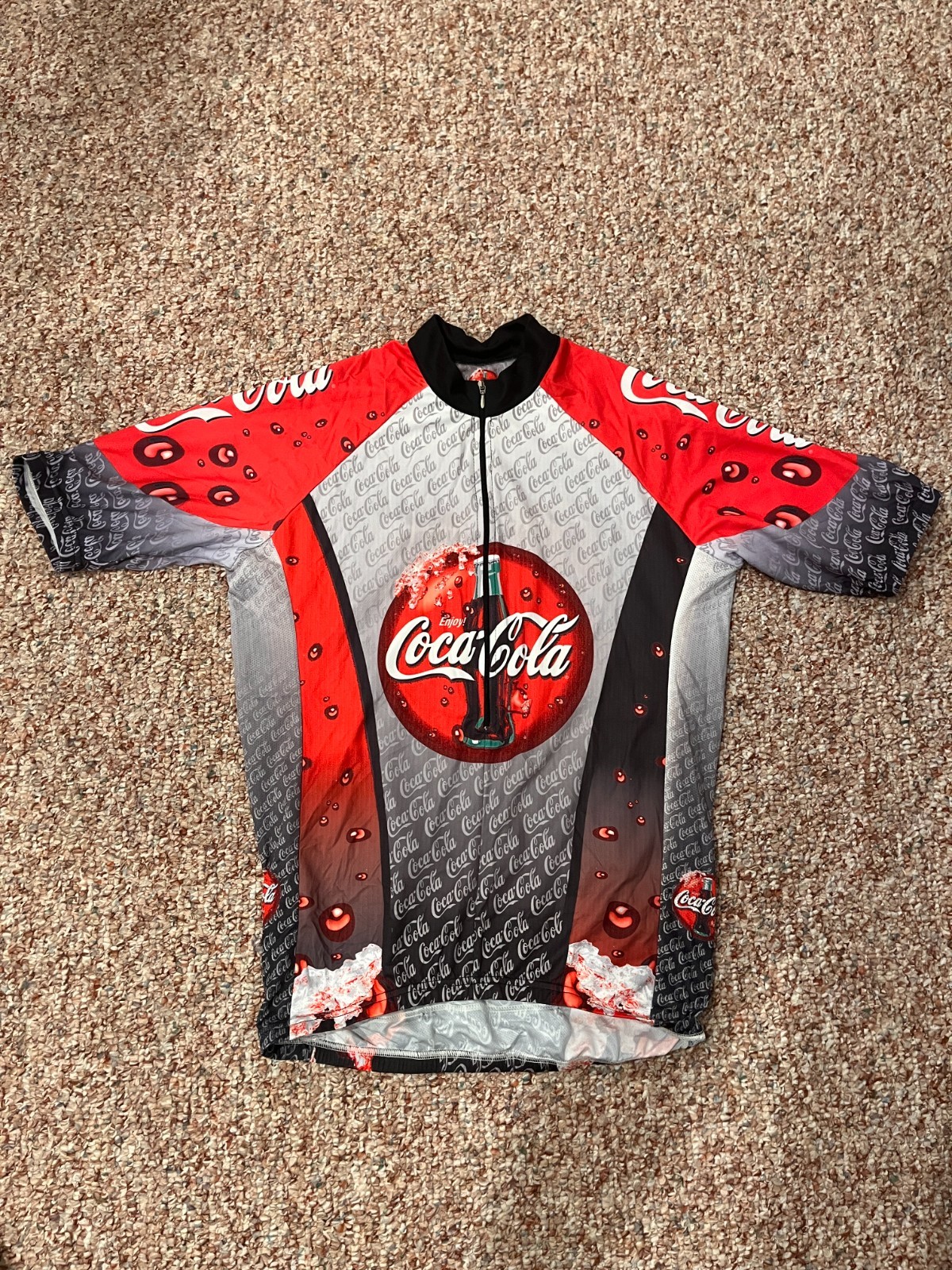Coca-Cola Cyclist Jersey Size Adult 2XL