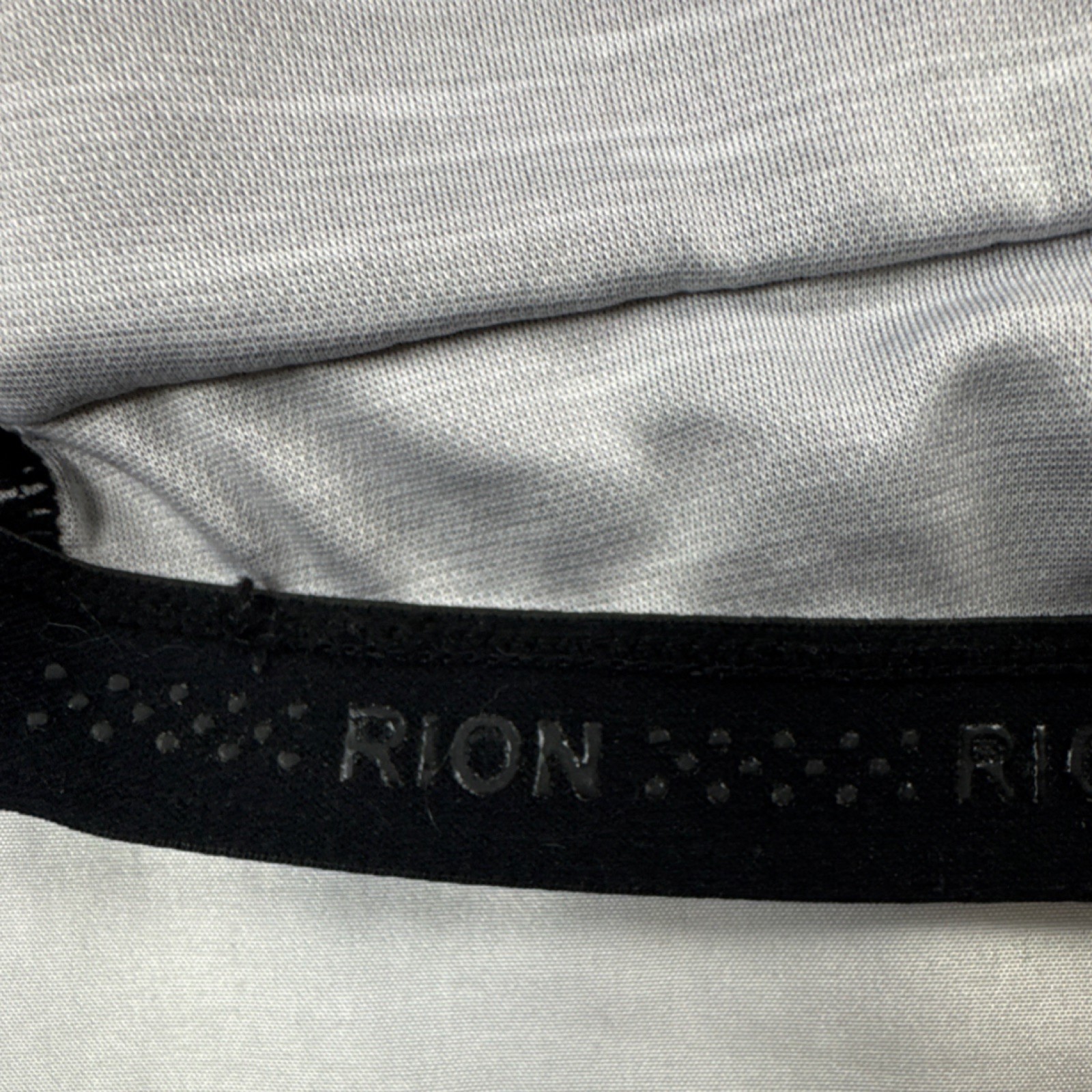 RIONBIKE Mens Cycling Jersey Short Sleeve Black Gray Full Zip Back Pockets Bike