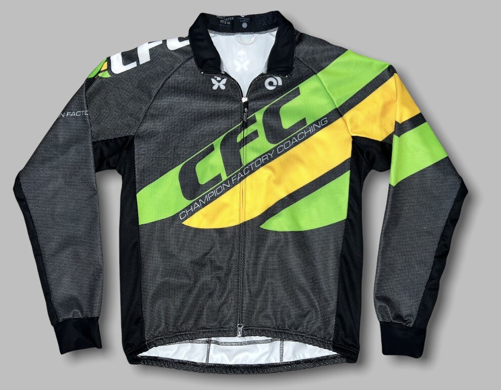 Champion System Long Sleeve Cycling Jersey Jacket Fleece Lined Mens XL