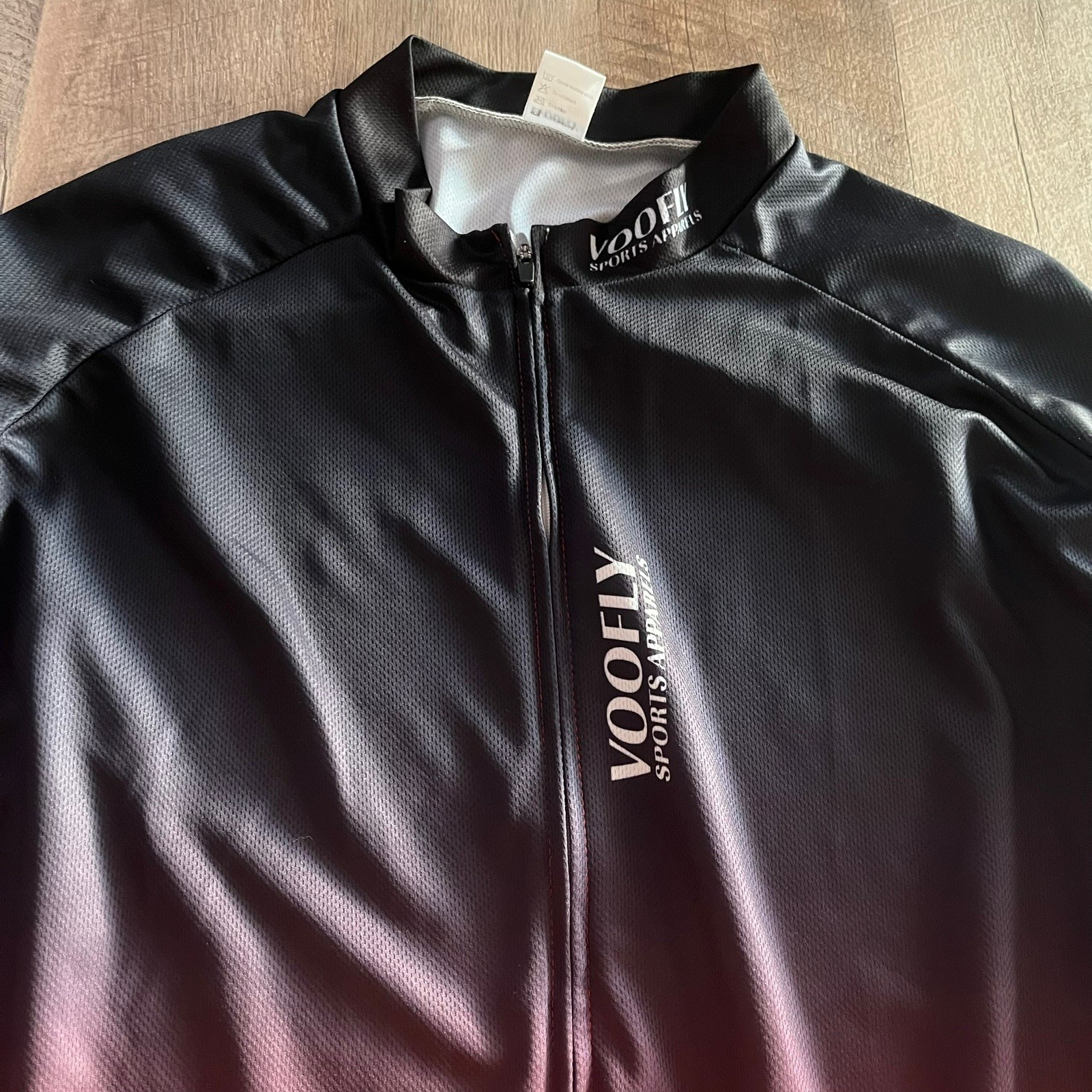 Voofly Athletic Apparel Red and Black Bicycle Cycling Biking Jersey Size 2XL