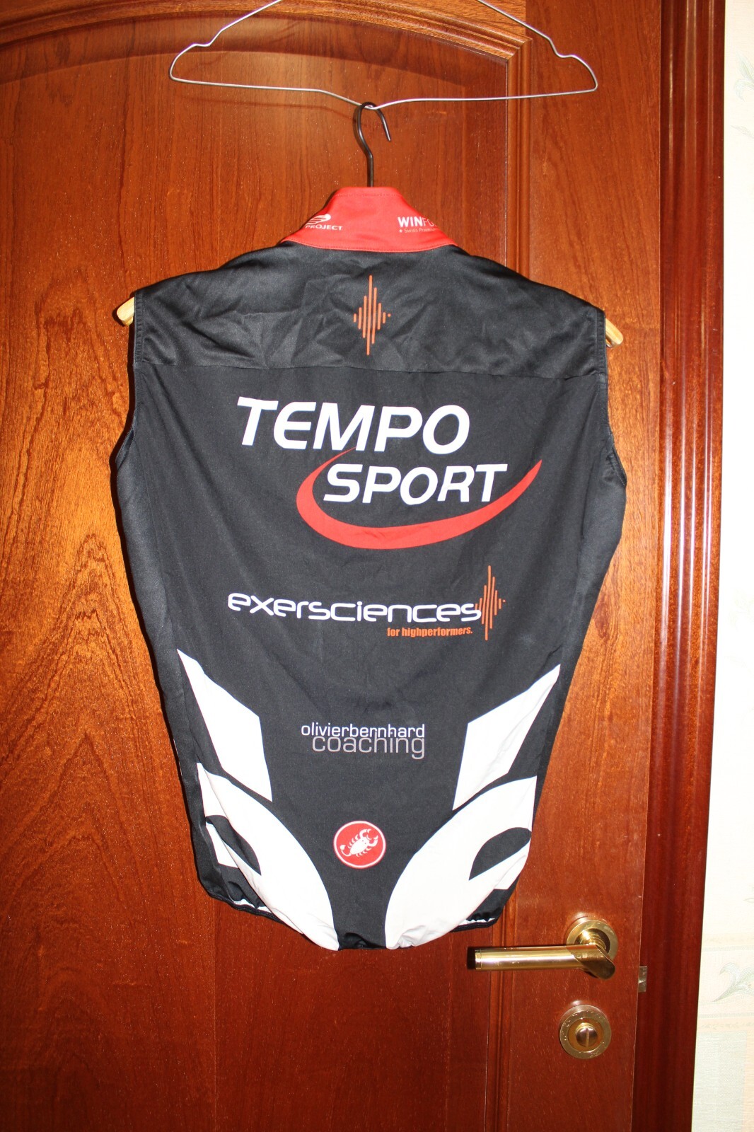 Castelli Rudi project Tempo Sport Cervelo cycling jersey shirt Windstopper Vest