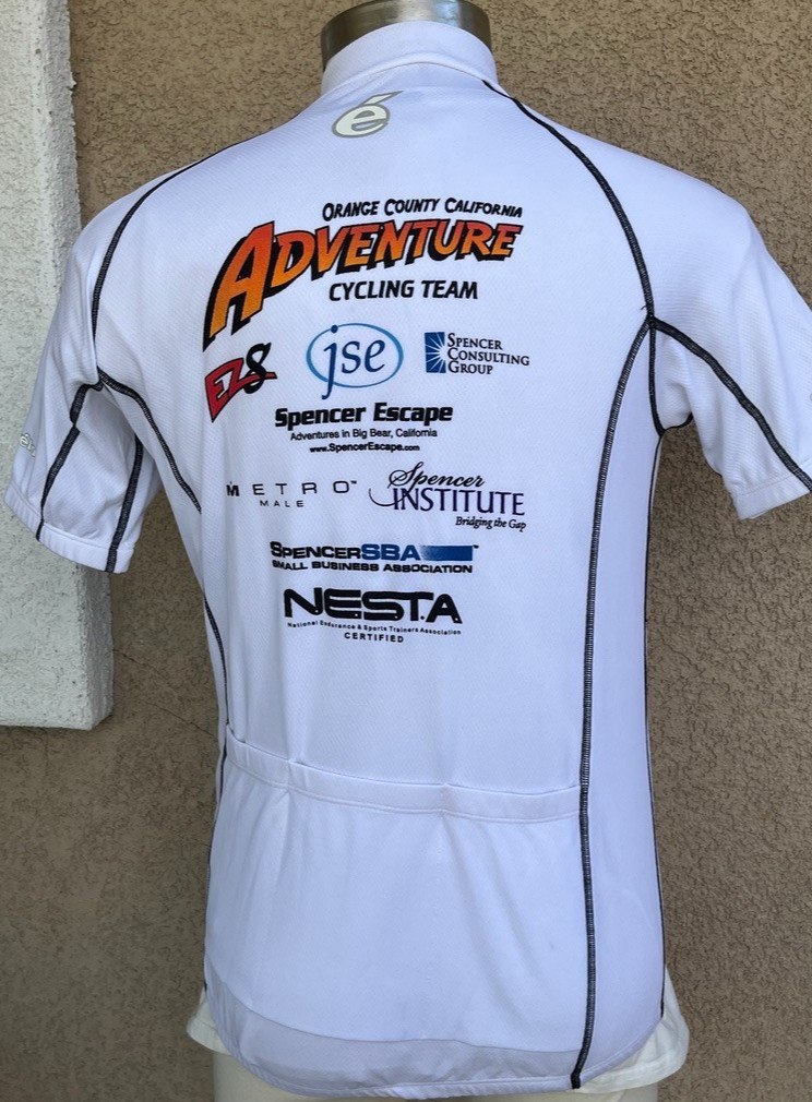 Cervélo 3/4 Zip Short Sleeve White Cycling Jersey Shirt Men’s Small * NWT