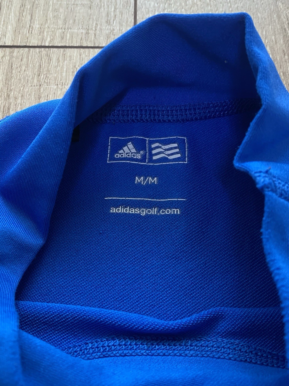adidas Golf ClimaLite Men’s Blue Long Sleeve Mock Neck Base Layer Shirt M