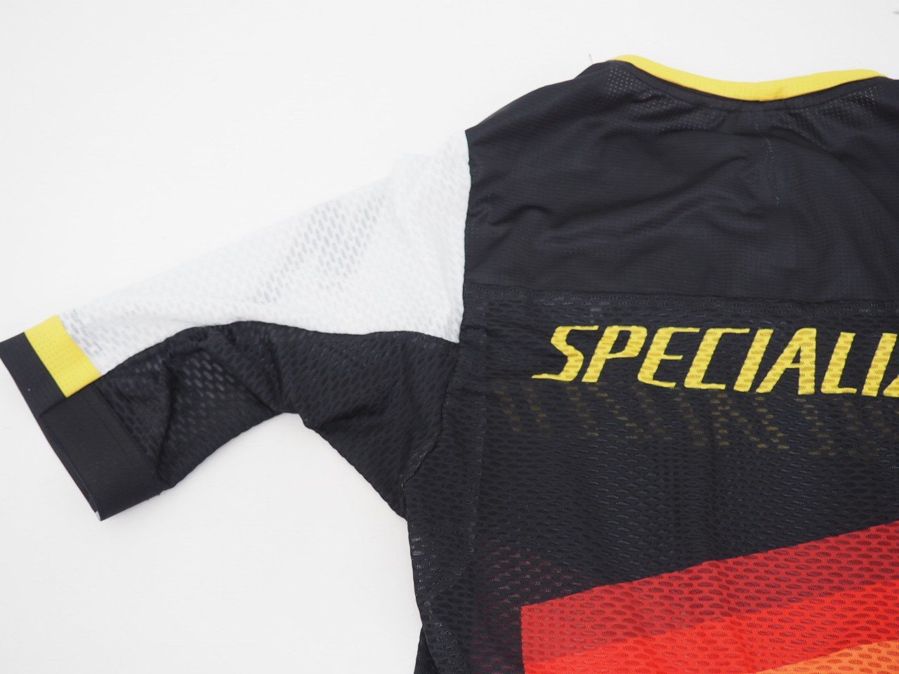 Specialized Racing Lightweight Zipless Jersey Size XXS Orange/Yellow/BK/WH