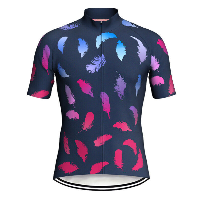 Retro Mens Cycling Jersey Summer Team Bike Shirt Short Sleeve MTB Bicycle Tops