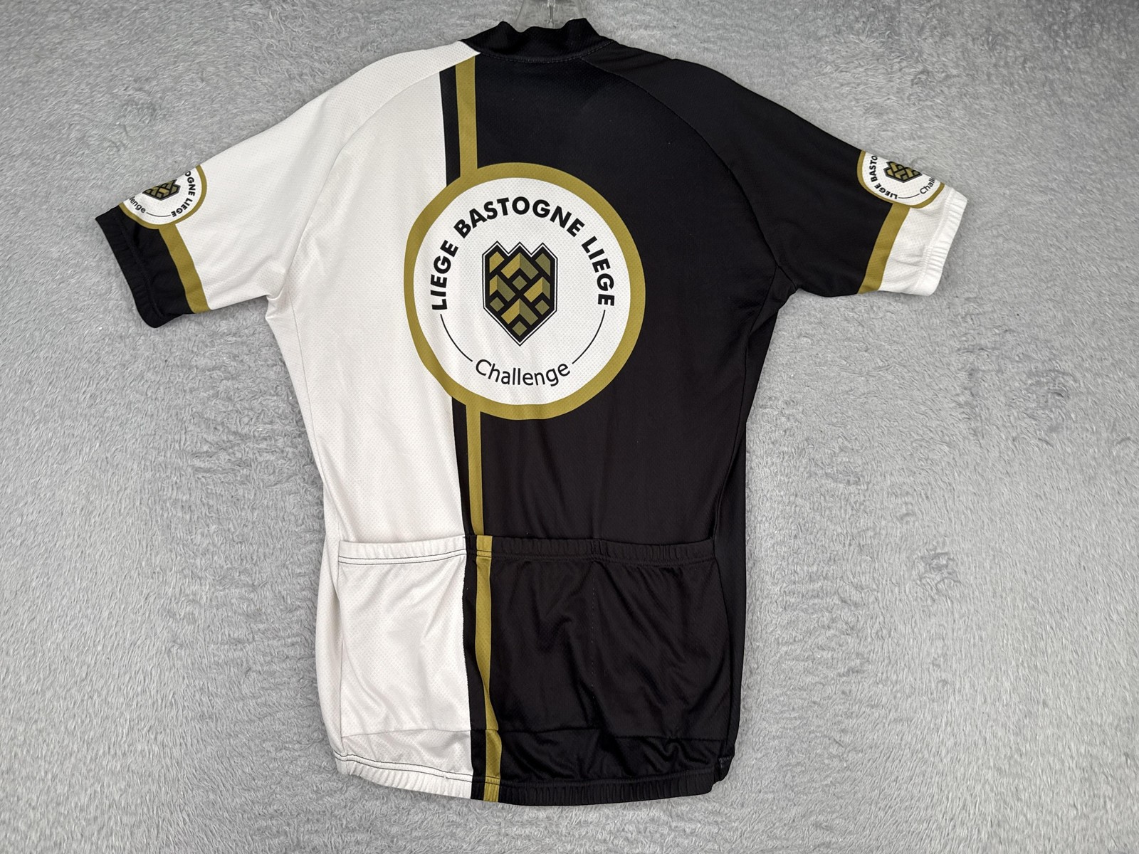 Vermarc Liege Bastogne Liege Challenge Jersey Mens Large Made in Italy 1/4 Zip
