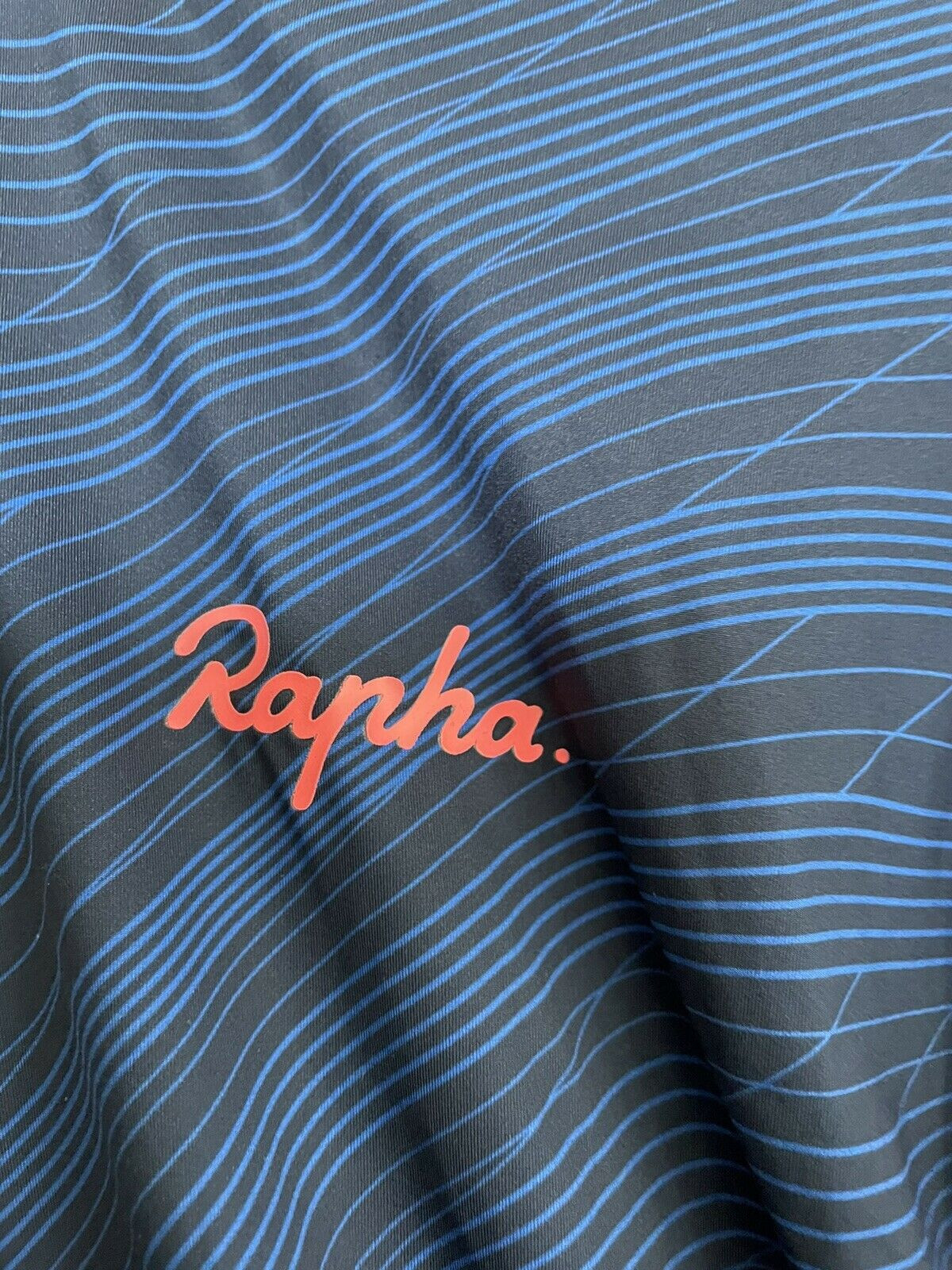 NEW BLUE RAPHA PRO TEAM EF CYCLING SHORT SLEEVE TRAINING JERSEY XL