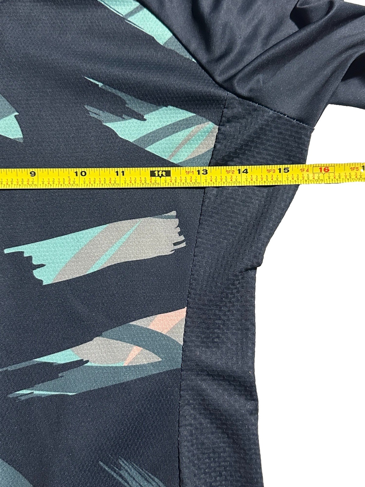 Cycling Jersey LIV Racing Women Small Full Zip Short Sleeve Pockets, Geometric