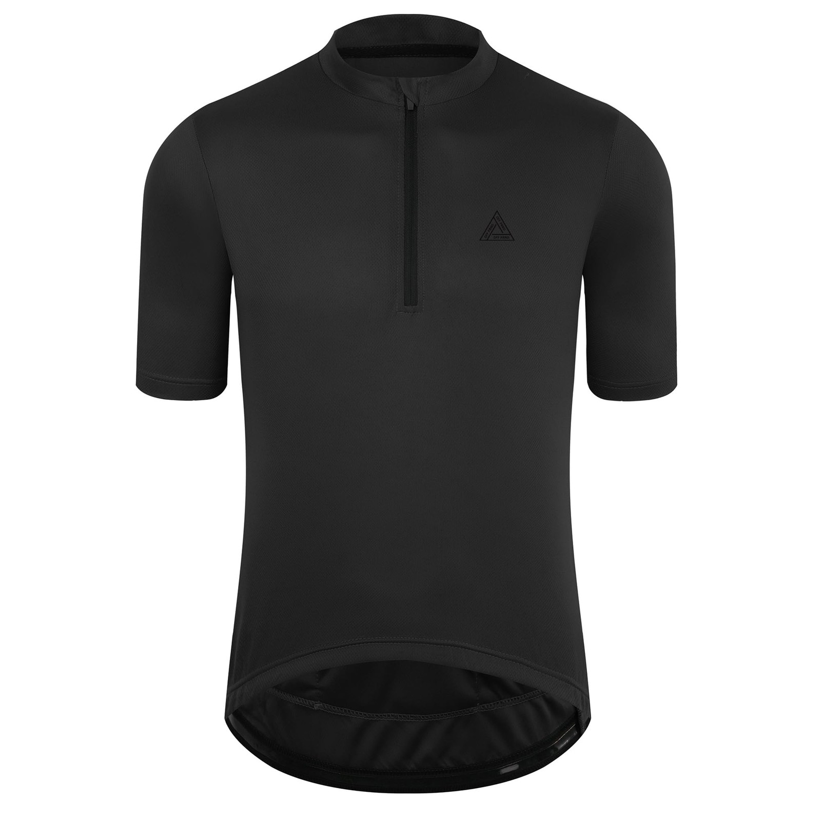 Men’s Cycling Jersey Short Sleeves Bike Jersey 1/3 Zipper Solid Color Club Fi…