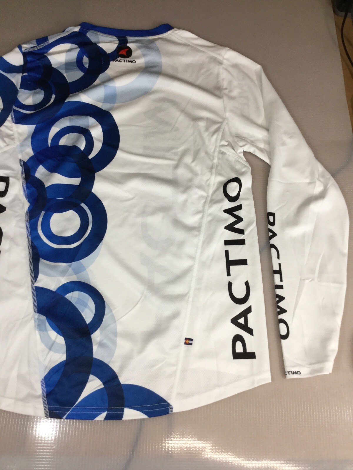 Pactimo Mens Casual Long Sleeve Cycling Tech T Shirt Small S (6910-B)